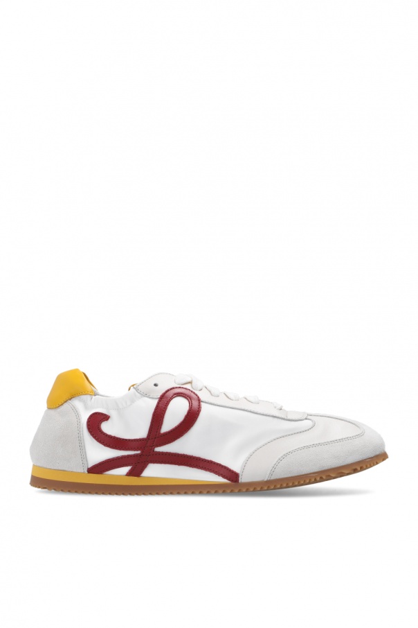 loewe black & brown ballet runner sneakers